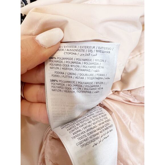 NWT Moncler Elias Oversized Long Parka Jacket Down Filled Light Pink Sz 3/US L - Picture 12 of 15